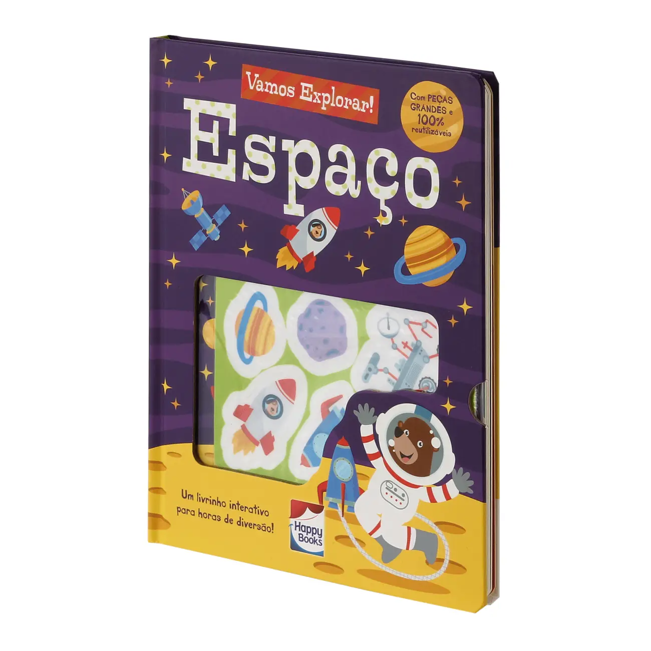 VAMOS EXPLORAR! ESPAÇO LIVRO INFANTIL - MULTICOR - Foto 2