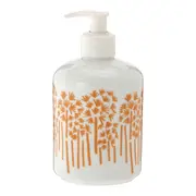 PORTA-SABONETE LÍQUIDO TÃO LONGE TÃO PERTO - BRANCO/CASCA DE URUCUM - Foto 1
