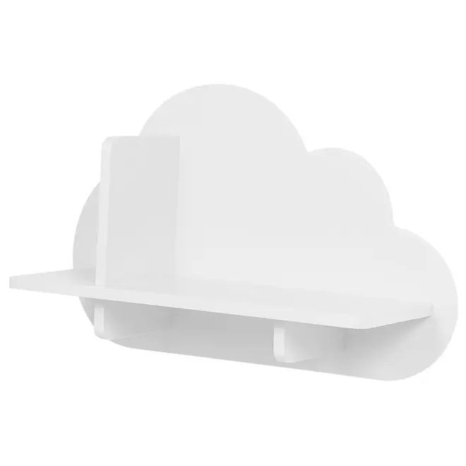 PRATELEIRA 38 CM X 60 CM X 21 CM CLOUD - BRANCO - Foto 1