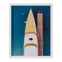 QUADRO 40 CM X 32 CM MARE I - BRANCO/MULTICOR - Foto 1