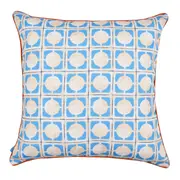 ALMOFADA 60 CM X 60 CM SAUDADE TROPICAL CARAMBOLAS - AZUL HISTÓRICO/MULTICOR - Foto 2