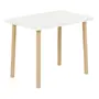 MESA INFANTIL 65 CM X 45 CM ANIMALS - NATURAL WASHED/BRANCO - Foto 4