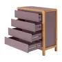 CÔMODA 4 GAVETAS 90 CM X 45 CM KANT - RUBY MOCHA/AMÊNDOA - Foto 16