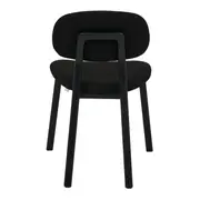 CADEIRA DE JANTAR MALMO - PRETO/PRETO - Foto 5