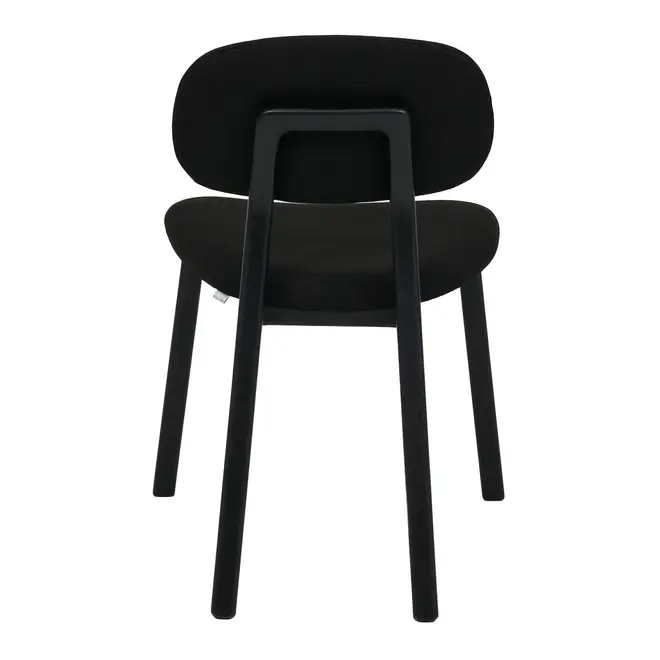 CADEIRA DE JANTAR MALMO - PRETO/PRETO - Foto 5