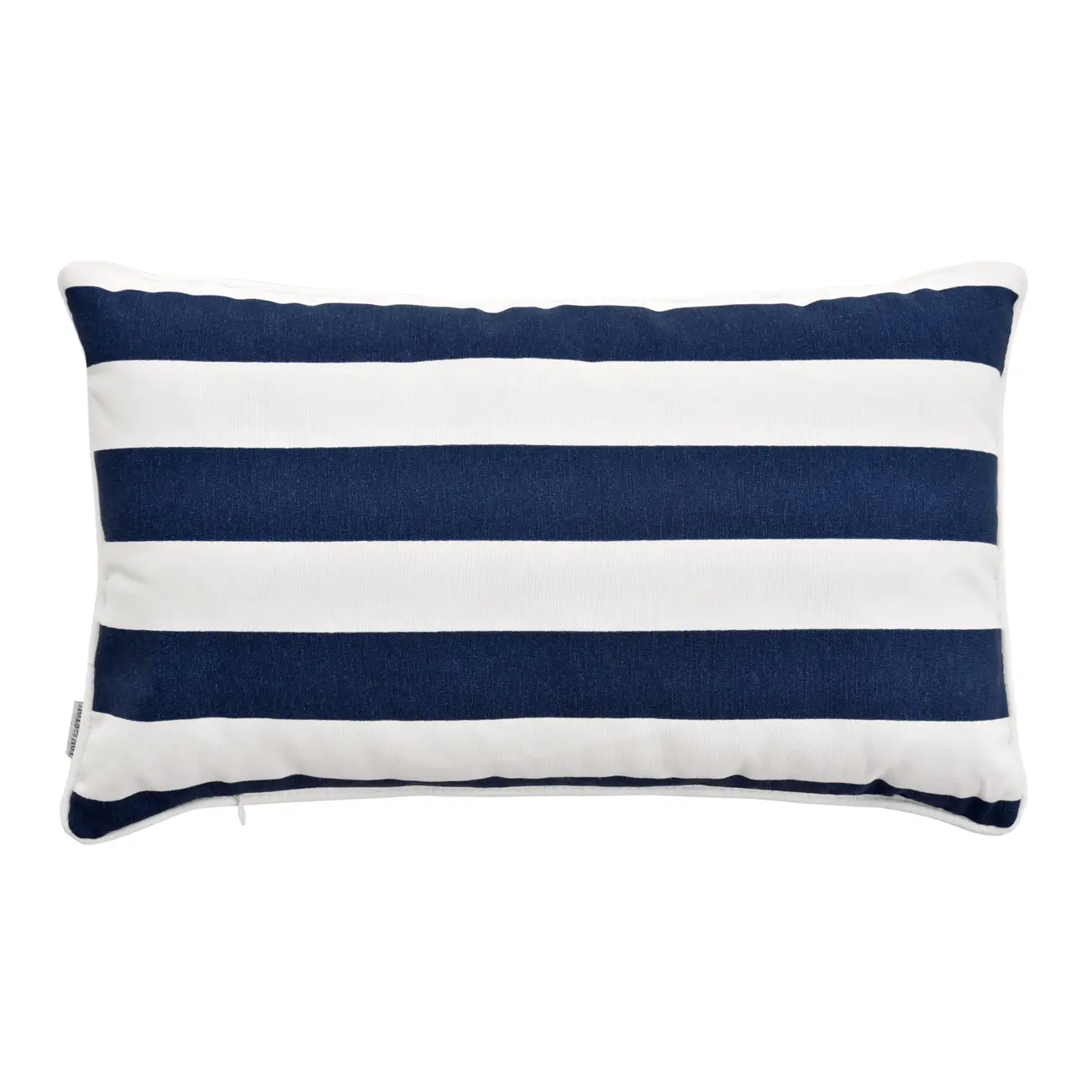 ALMOFADA 30 CM X 50 CM BLUESTRIPE - BRANCO/AZUL ESCURO - Foto 1