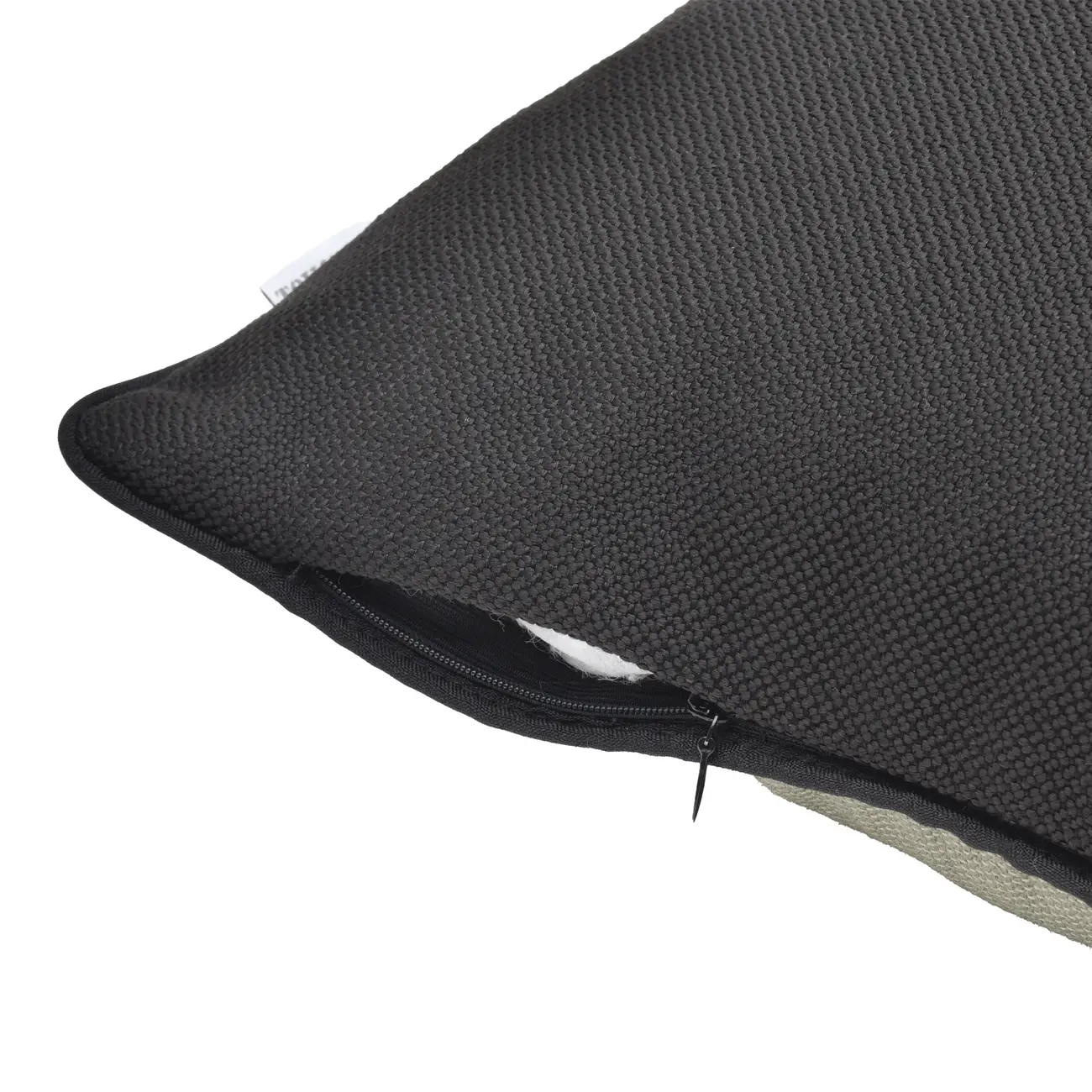 CAPA ALMOFADA 43 CM X 43 CM PAIR - MUSGO/PRETO - Foto 6