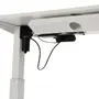 MESA REGULÁVEL ELÉTRICA 1,20 M X 60 CM ERGO - BRANCO/BRANCO - Foto 7