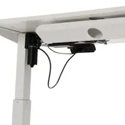 MESA REGULÁVEL ELÉTRICA 1,20 M X 60 CM ERGO - BRANCO/BRANCO - Foto 7