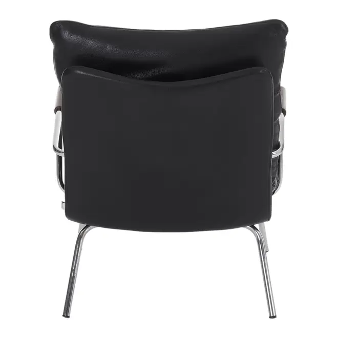 POLTRONA GOOGIE - CROMADO/PRETO - Foto 7