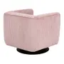 POLTRONA GIRATÓRIA RUBIK - QUARTZO ROSA/PRETO - Foto 4