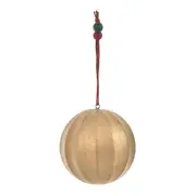 PINGENTE BOLA 7 CM HOHO HOME - OURO VELHO - Foto 1