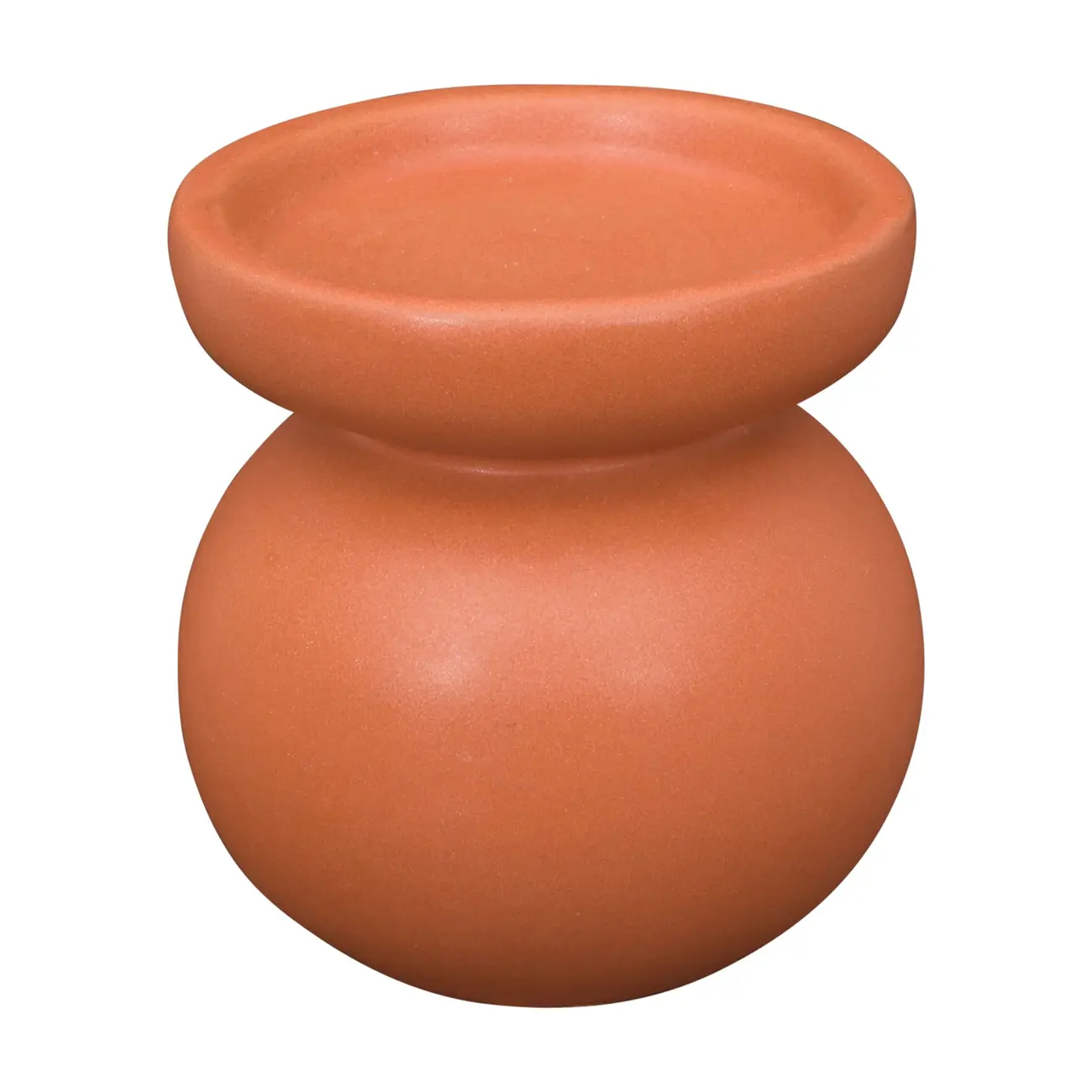 SUPORTE VELA BOTIJA - TERRACOTA - Foto 3