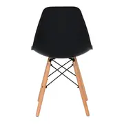 CADEIRA DE COZINHA EASY WOOD - FAIA/PRETO - Foto 4