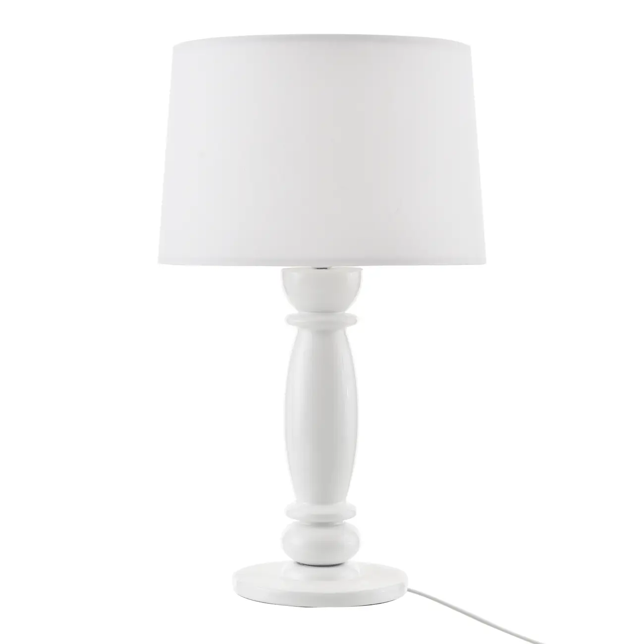 LUMINÁRIA MESA PALACE C/CUP K - BRANCO BRILHANTE/BRANCO - Foto 1