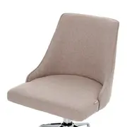 CADEIRA HOME OFFICE DANDY I - CROMADO/CAMELO - Foto 6