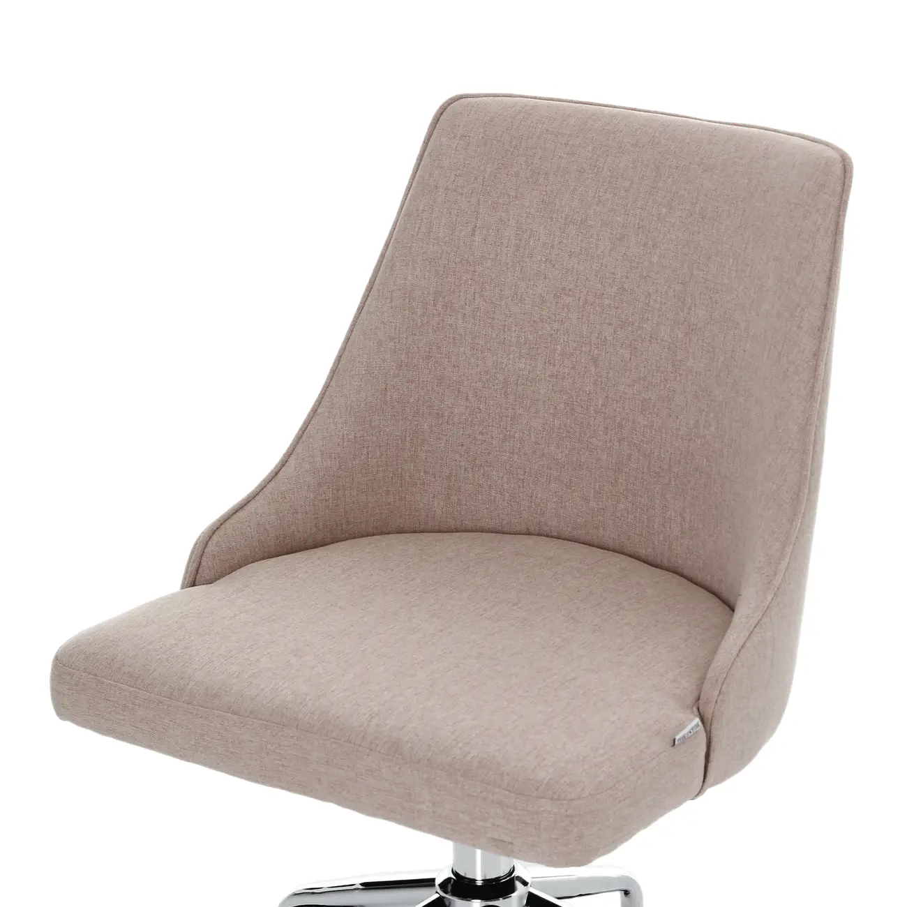 CADEIRA HOME OFFICE DANDY I - CROMADO/CAMELO - Foto 6