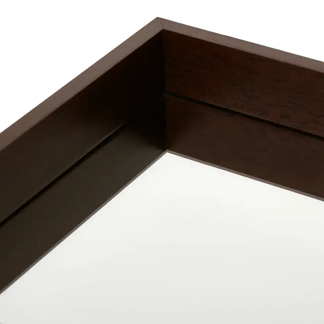 BANDEJA 35 CM X 25 CM RIFLESSO - MARROM DE LEI - Foto 5