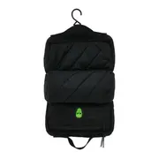 NÉCESSAIRE PARA VIAGEM CAVEIRA - PRETO/VERDE FLUOR - Foto 5