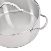 CAÇAROLA INDUÇÃO 20 CM UNA - INOX/INCOLOR - Foto 6
