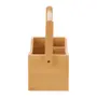PORTA-TALHERES DE MESA COM ALÇA BAMBOO - BAMBU - Foto 4