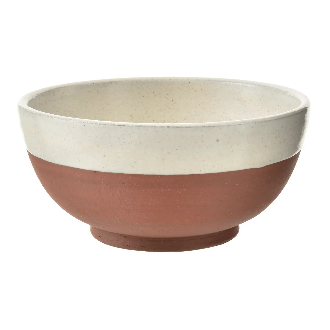 TIGELA 13 CM PALEO - BRANCO/ARGILA - Foto 2