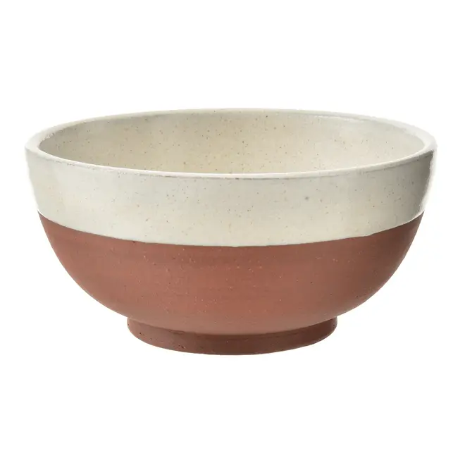 TIGELA 13 CM PALEO - BRANCO/ARGILA - Foto 2
