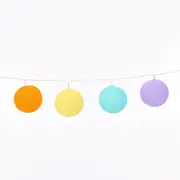 CORDÃO LUMINOSO 20 LEDS 220V ESFERA - MULTICOR - Foto 2