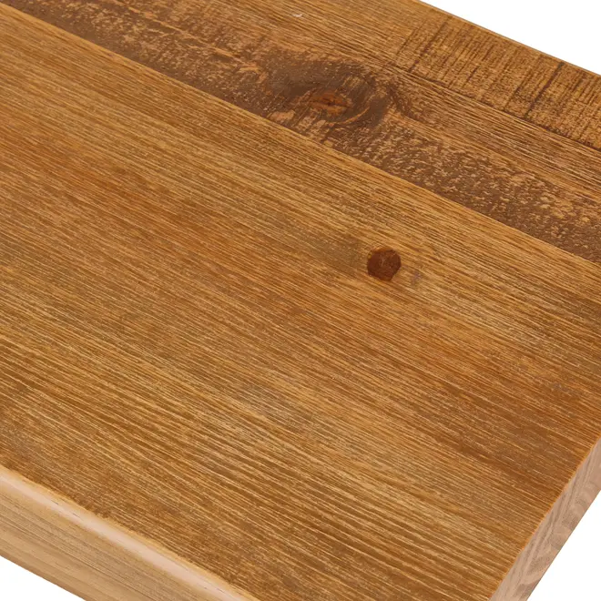 BANCO 4 LUGARES PLANK - AMÊNDOA RÚSTICA - Foto 8
