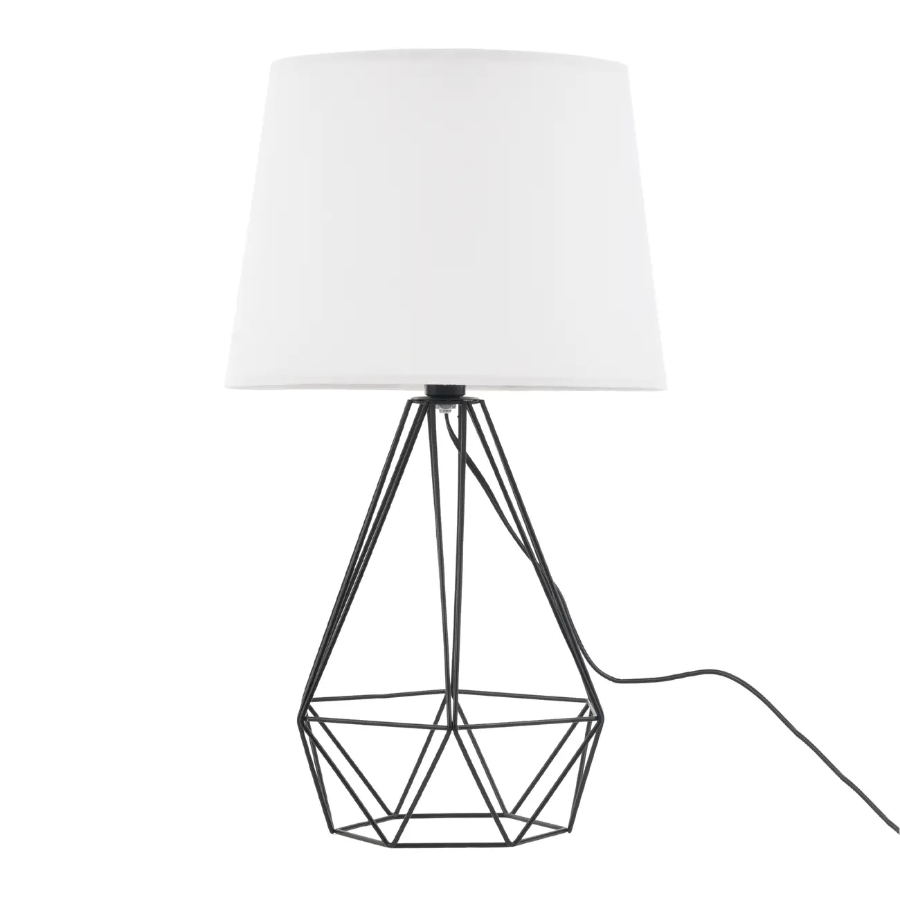 LUMINÁRIA MESA STRUCTURE C/CUP P - PRETO/BRANCO - Foto 1