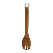 COLHER VAZADA 33 CM ACÁCIA TIMBRE - ACÁCIA - Foto 2