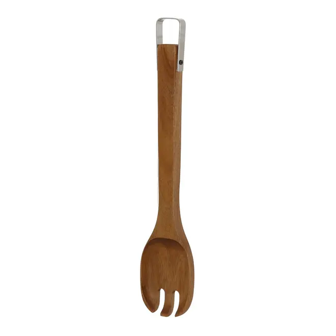 COLHER VAZADA 33 CM ACÁCIA TIMBRE - ACÁCIA - Foto 2