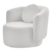 POLTRONA HAGNA - BOUCLÉ BRANCO - Foto 2