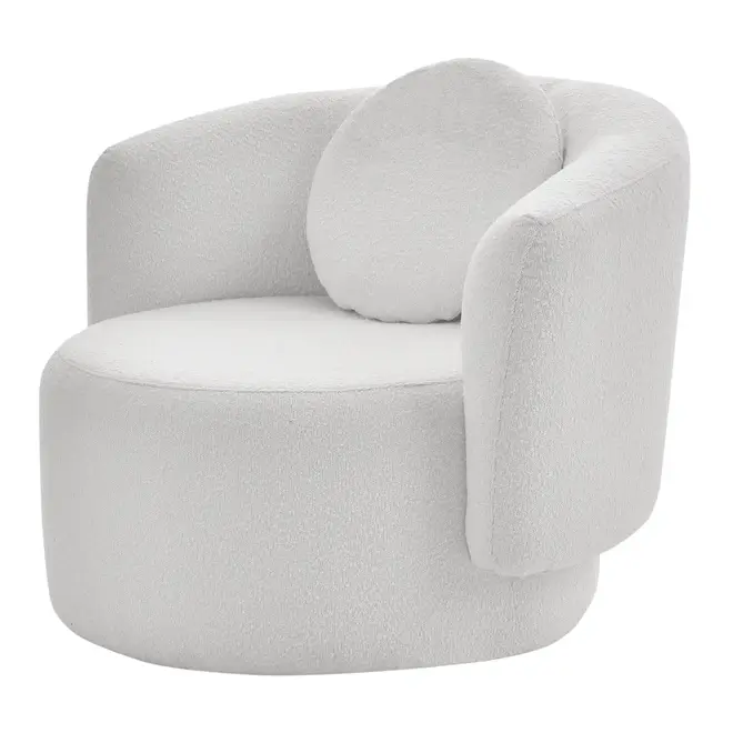 POLTRONA HAGNA - BOUCLÉ BRANCO - Foto 2