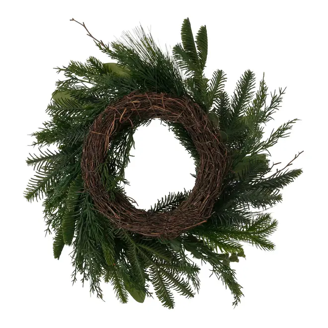 GUIRLANDA PINHEIRO 40 CM VILAREJO NOEL - VERDE - Foto 3