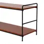 RACK 1 GAVETA 1,30 M X 36 CM COM PALHINHA VIERNES - NOZES/PRETO - Foto 9