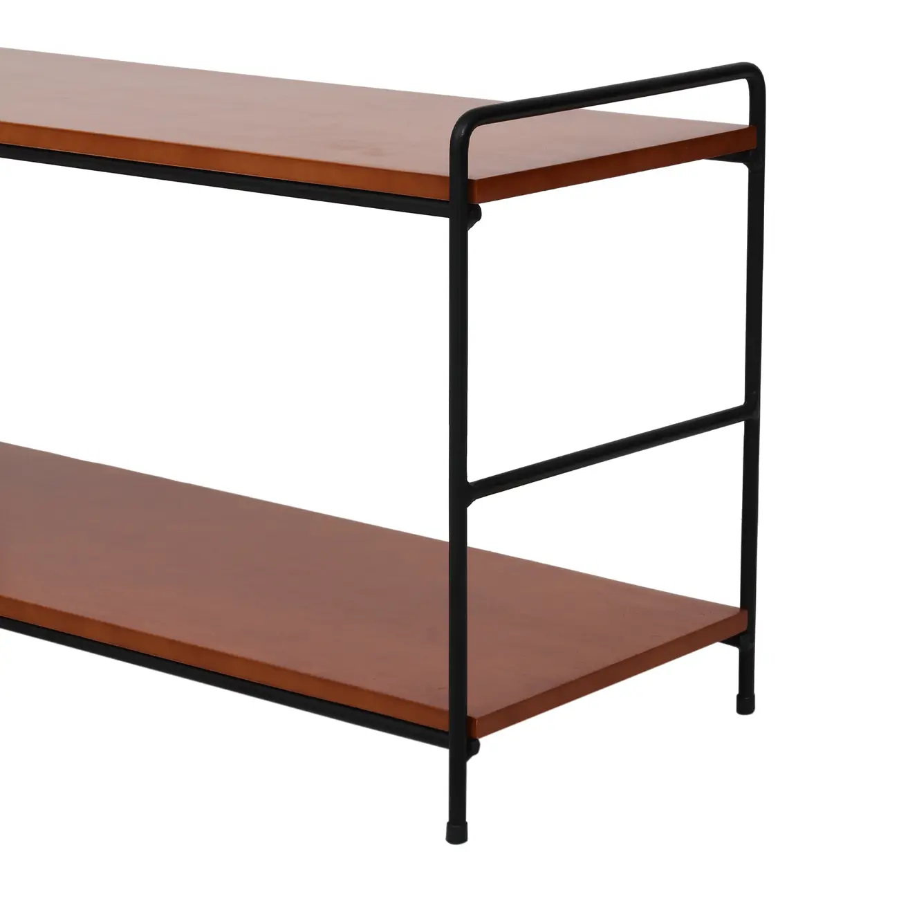 RACK 1 GAVETA 1,30 M X 36 CM COM PALHINHA VIERNES - NOZES/PRETO - Foto 9