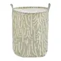 CESTO PARA ROUPAS TÃO LONGE TÃO PERTO - SÁLVIA/NATURAL - Foto 1