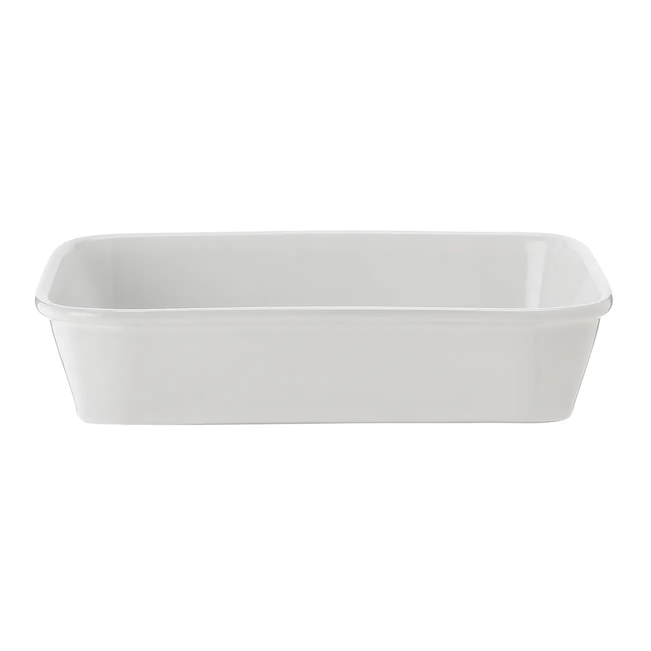 TRAVESSA REFRATÁRIA 25 CM X 17 CM THEVY - BRANCO/BRANCO - Foto 2