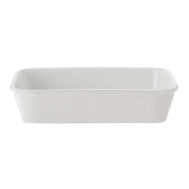 TRAVESSA REFRATÁRIA 25 CM X 17 CM THEVY - BRANCO/BRANCO - Foto 2