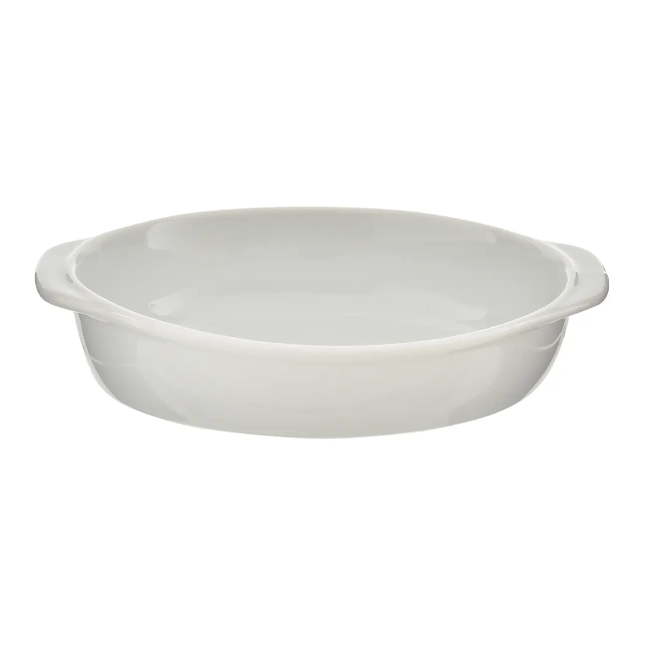 MINI TRAVESSA REFRÁTARIA OVAL 18 CM X 11 CM MORGEN - BRANCO - Foto 1