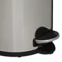 LIXEIRA COM PEDAL 12 L HOYT - INOX/PRETO - Foto 5