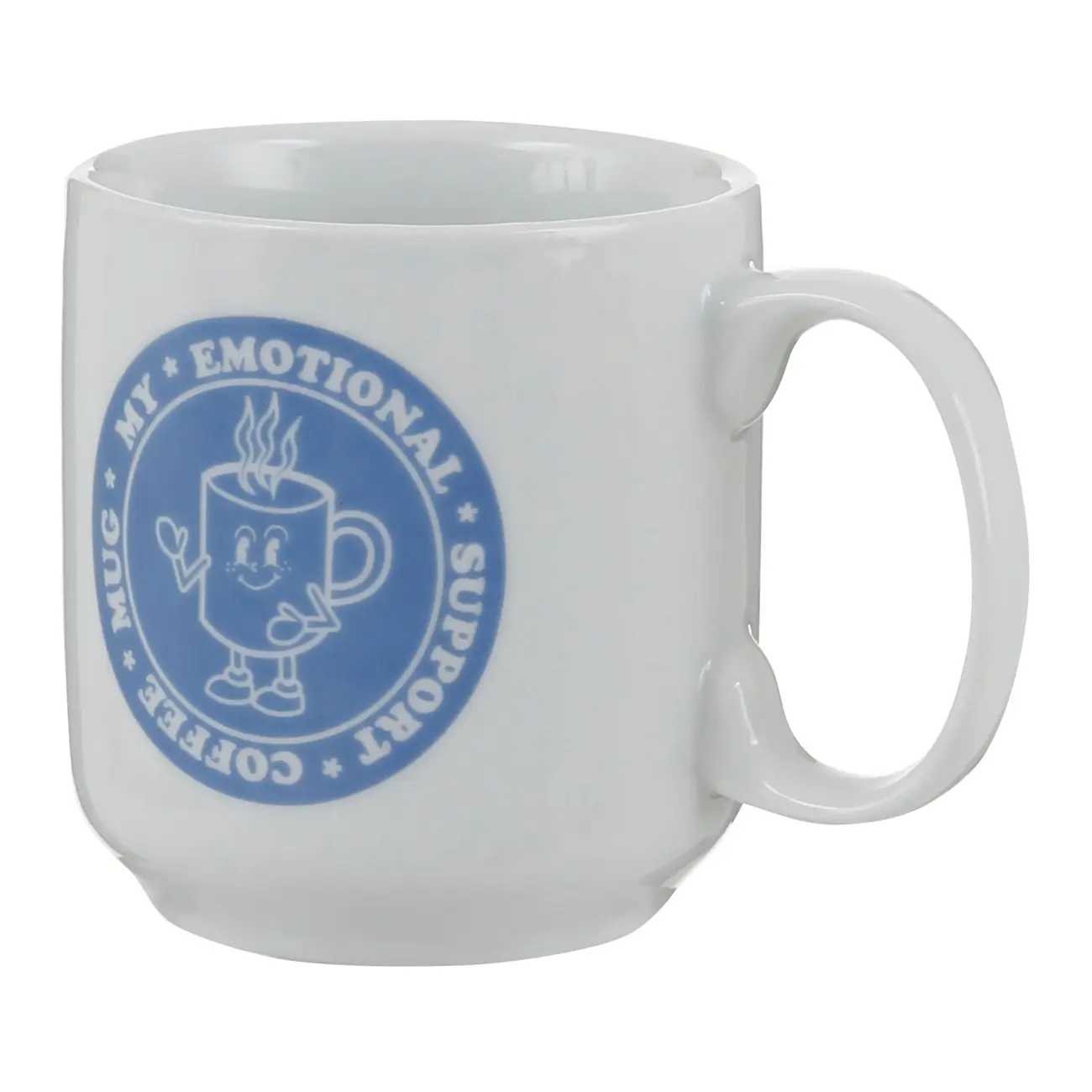 CANECA 470 ML MY EMOTIONAL MUG - BRANCO/ZIMBRO - Foto 3