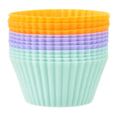 MINIFÔRMA REDONDO 7 CM COM 12 PEÇAS SILICAKE