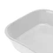 TRAVESSA REFRATÁRIA 29 CM X 21 CM THEVY - BRANCO/BRANCO - Foto 4