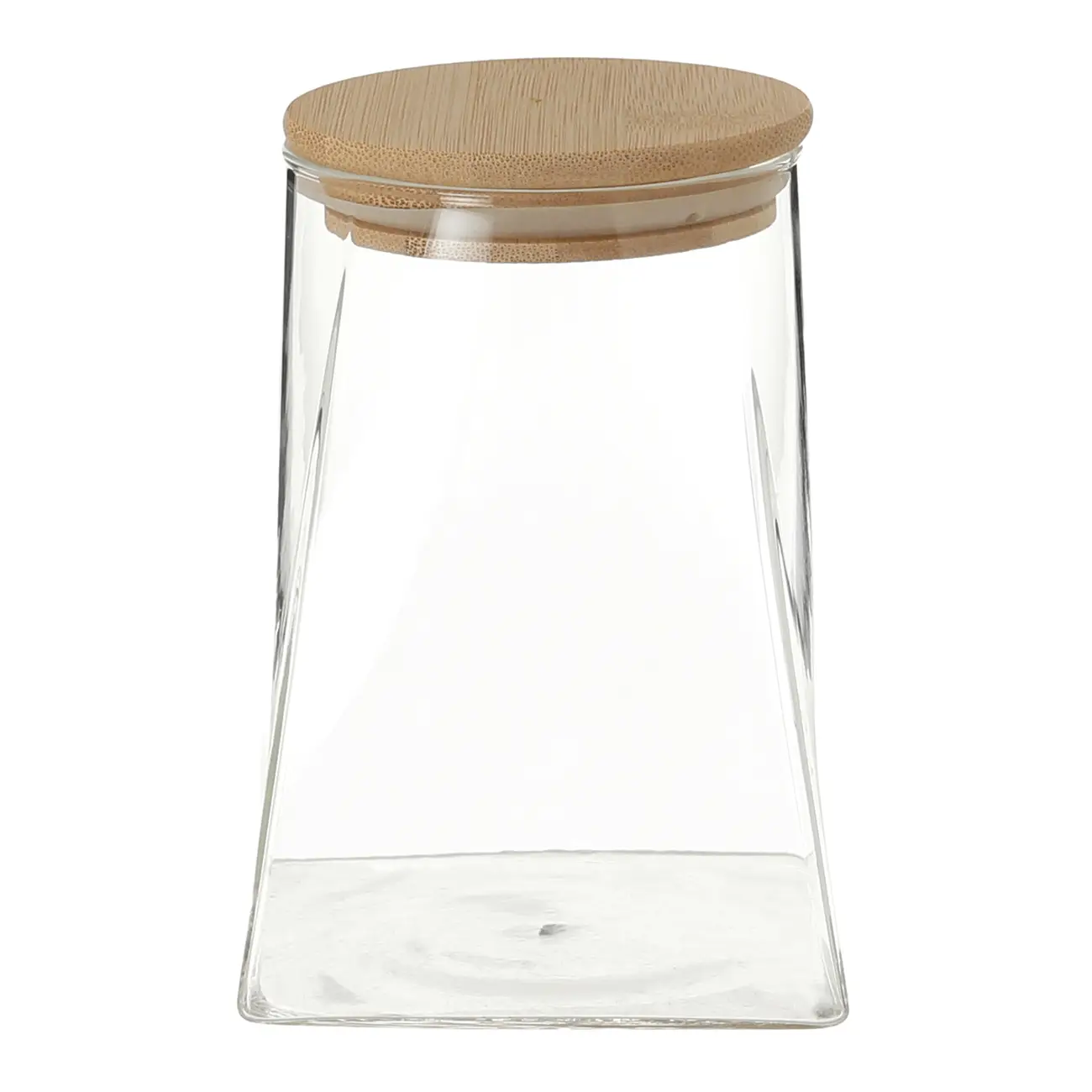 POTE HERMÉTICO 750 ML SINGULAR - BAMBU/INCOLOR - Foto 2