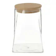 POTE HERMÉTICO 750 ML SINGULAR - BAMBU/INCOLOR - Foto 2