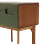 MESA DE CABECEIRA 2 GAVETAS BUARQUE - NOZES/MUSGO - Foto 9