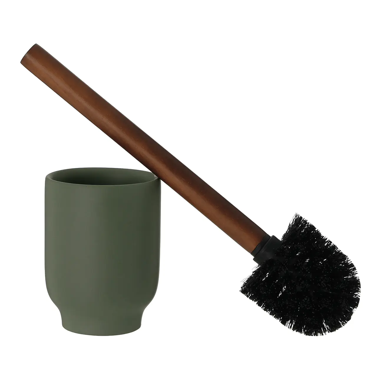 ESCOVA PARA BANHEIRO FORGE - LODEN GREEN/NATURAL - Foto 2