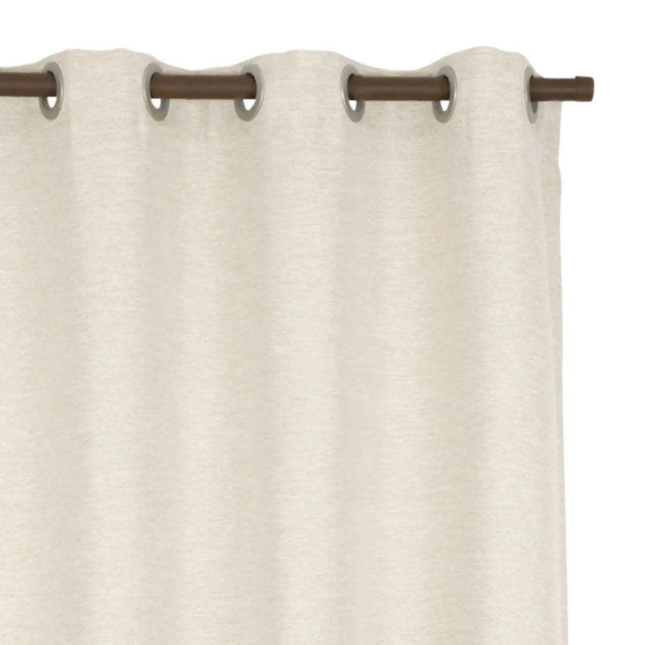 CORTINA BLACKOUT 70% 2 PEÇAS 1,30 M X 2,30 M MISCANTHUS - MESCLADO NATURAL - Foto 2